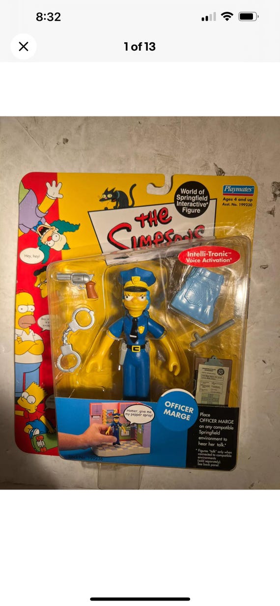 The Simpsons World of Springfield Series 7 - Officer Marge - Etsy