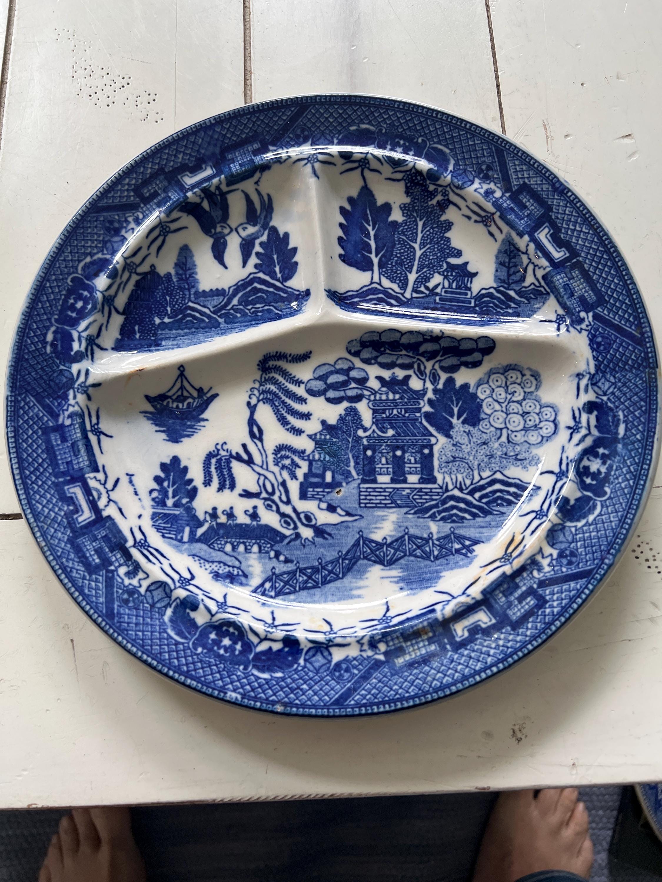 MORIYAMA モリヤマ ブルーウィロー ランチプレート 26cm✖️4枚 2026年