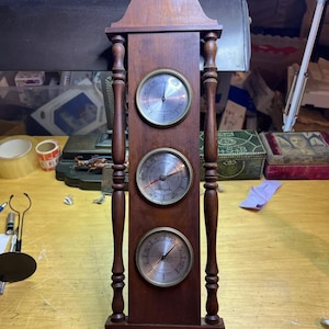 Airguide Weather Station Barometer, Thermometer, Humidity Colonial Style
