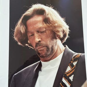 Original Foto von Eric Clapton von Rock Photographer Al Sayegh 19 &quot;x 17&quot;