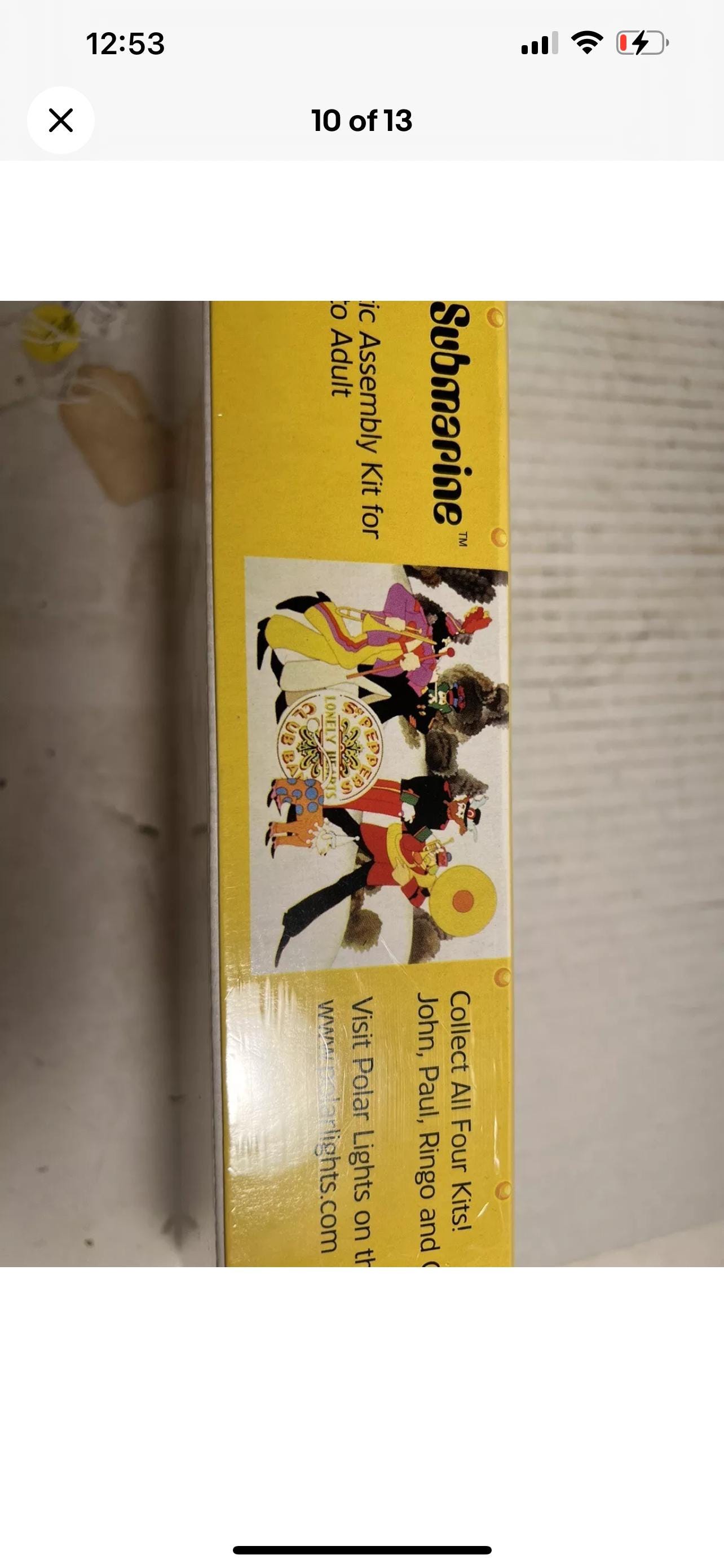 The Beatles Yellow Submarine, RINGO Model 1999 Kit is Sealed and