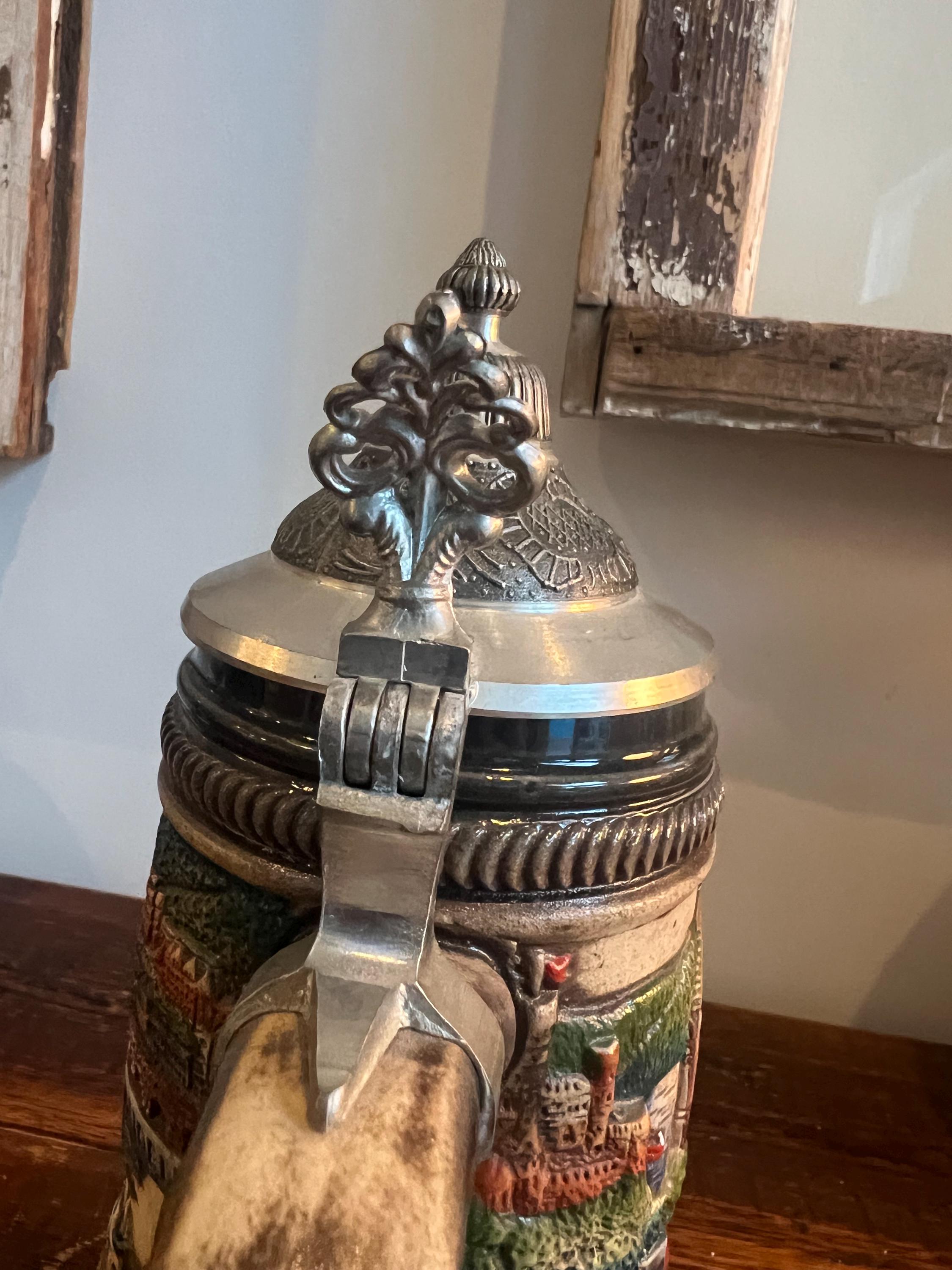 ヴィンテージ Zoller & Born 限定版ドイツ ビール ジョッキ。ハンド