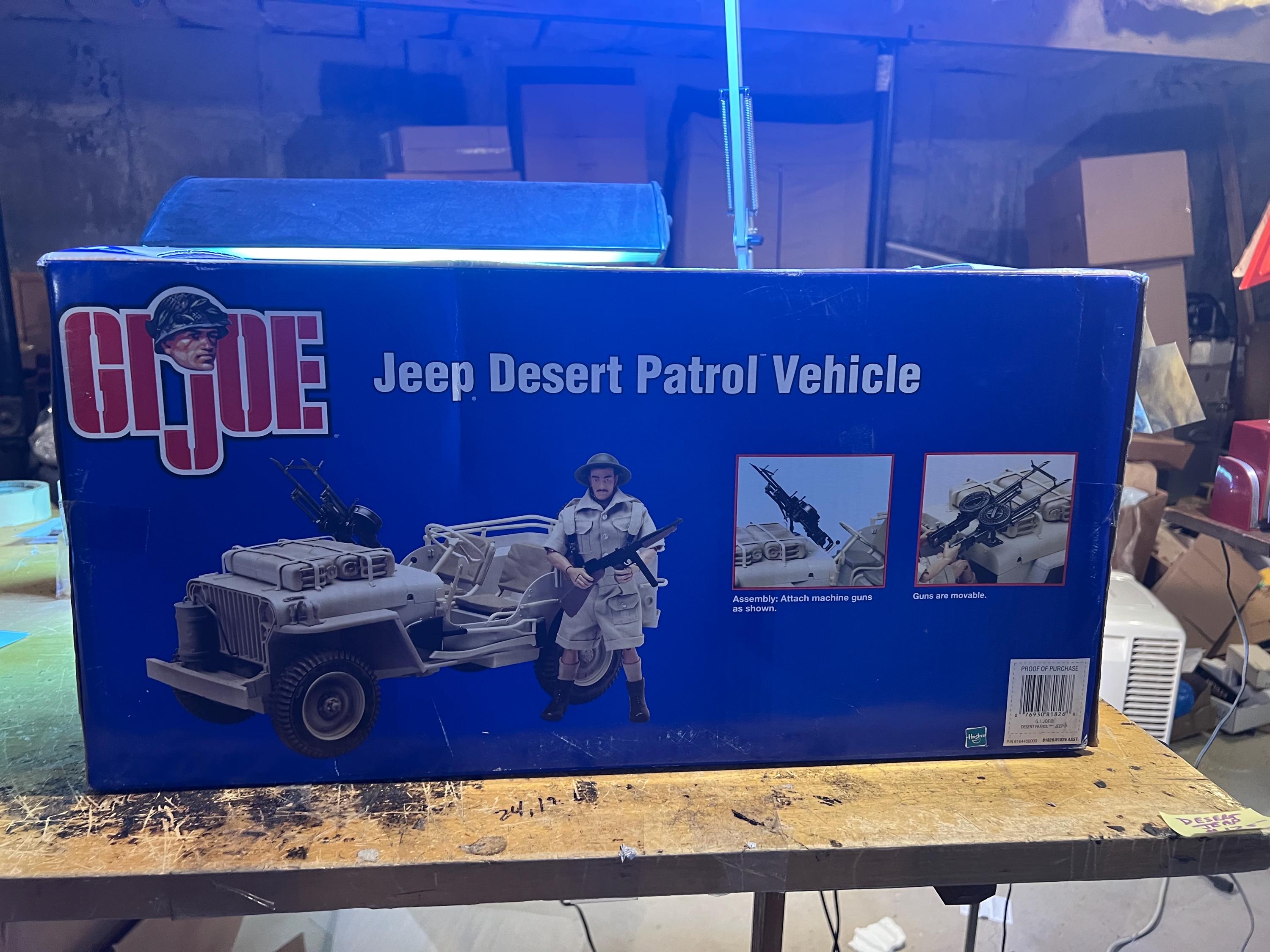 G.I.ジョー ジープ デザートパトロールビークル 20インチ アクション