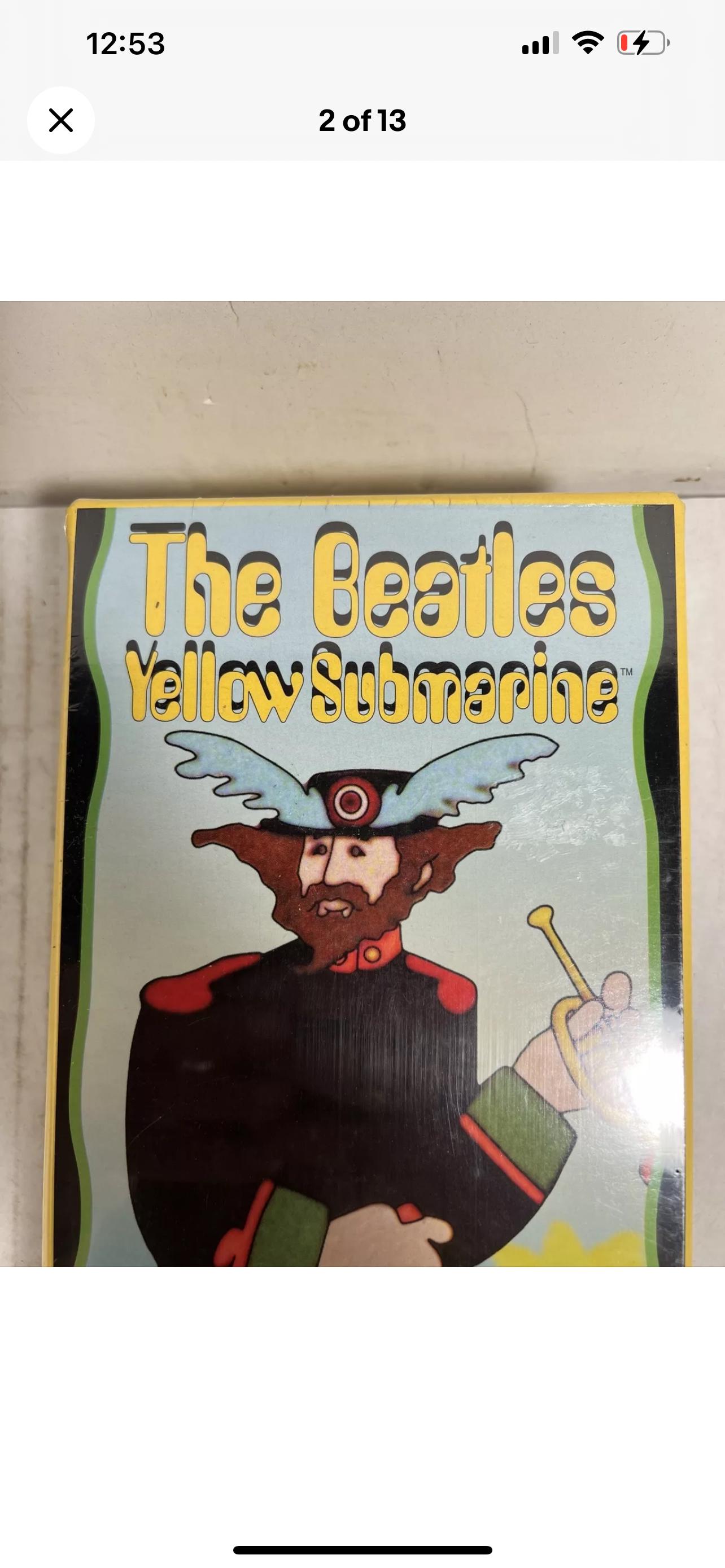 ビートルズ イエローサブマリン リンゴモデルキット The Beatles Yellow Submarine, RINGO Model 1999 Kit is Sealed and