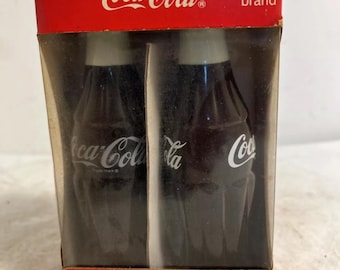 Vintage 1996 Coca Cola Keramik Flasche Salz & Pfefferstreuer