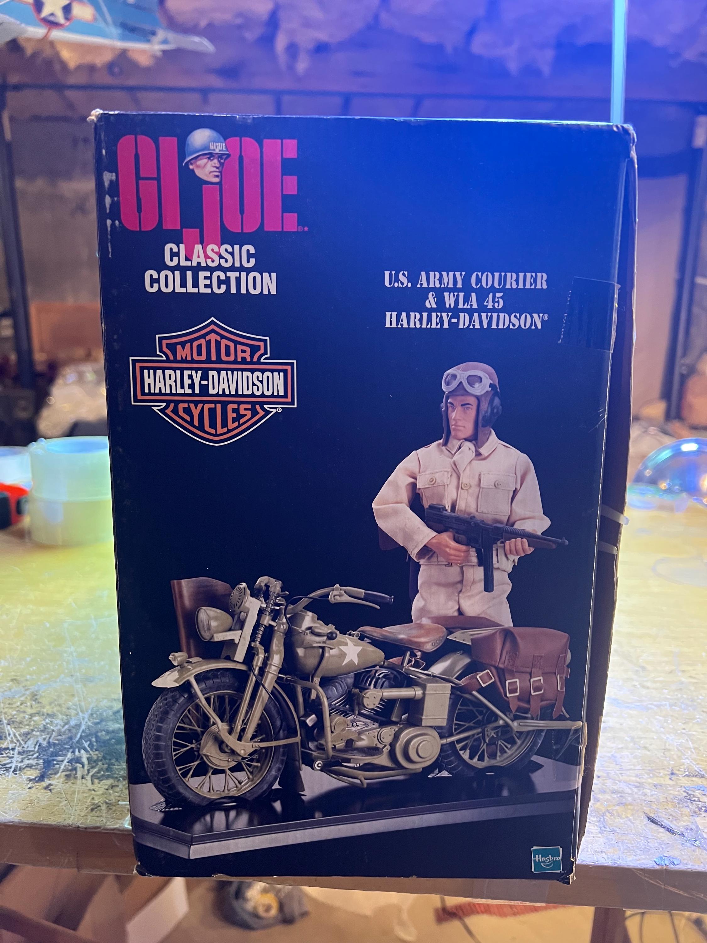 GI JOE 35周年 U.S. ARMY ハーレーダビッドソン 未開封 NIB GI Joe 35 Yr Classic Collection U.S. Army Courier & WLA 45