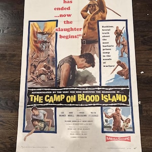 Camp On Blood Island, Manifesto originale del film