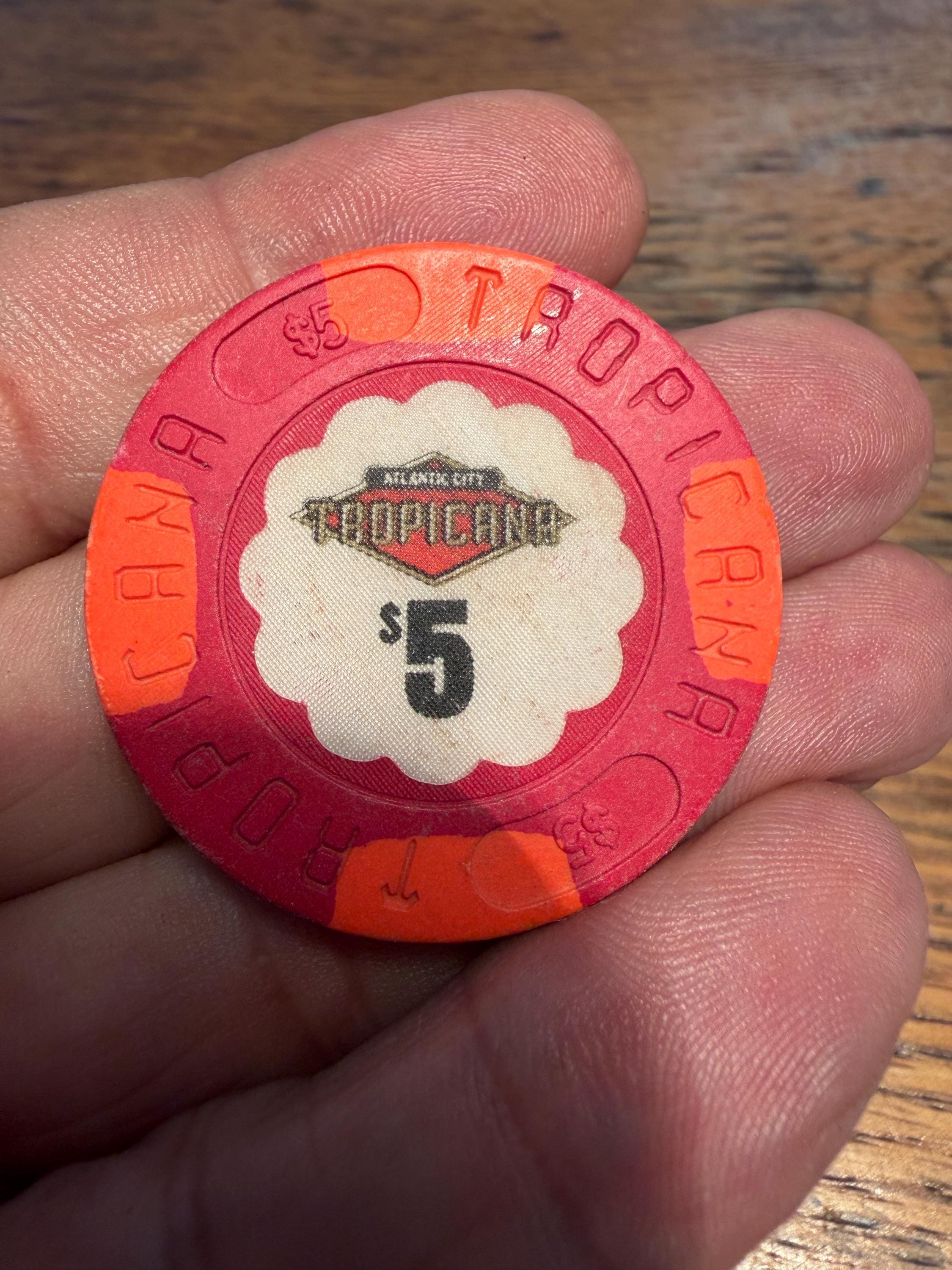 Tropicana Poker Chip - Etsy