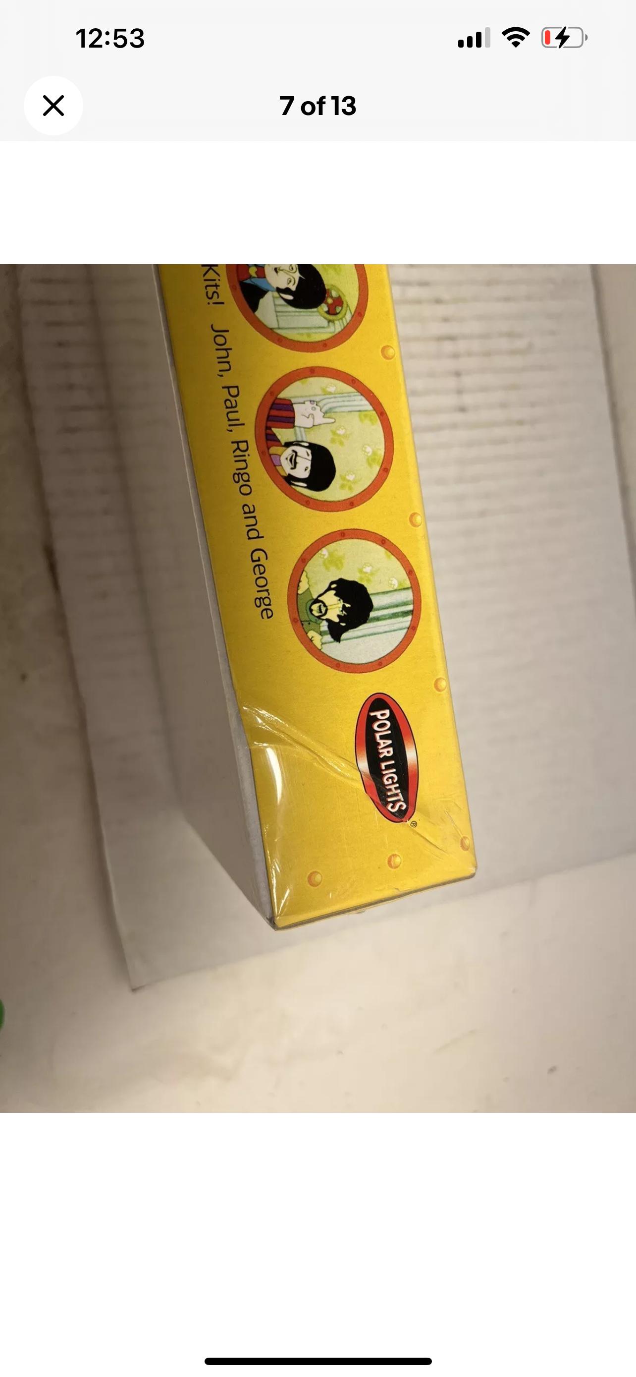 The Beatles Yellow Submarine, RINGO Model 1999 Kit is Sealed and