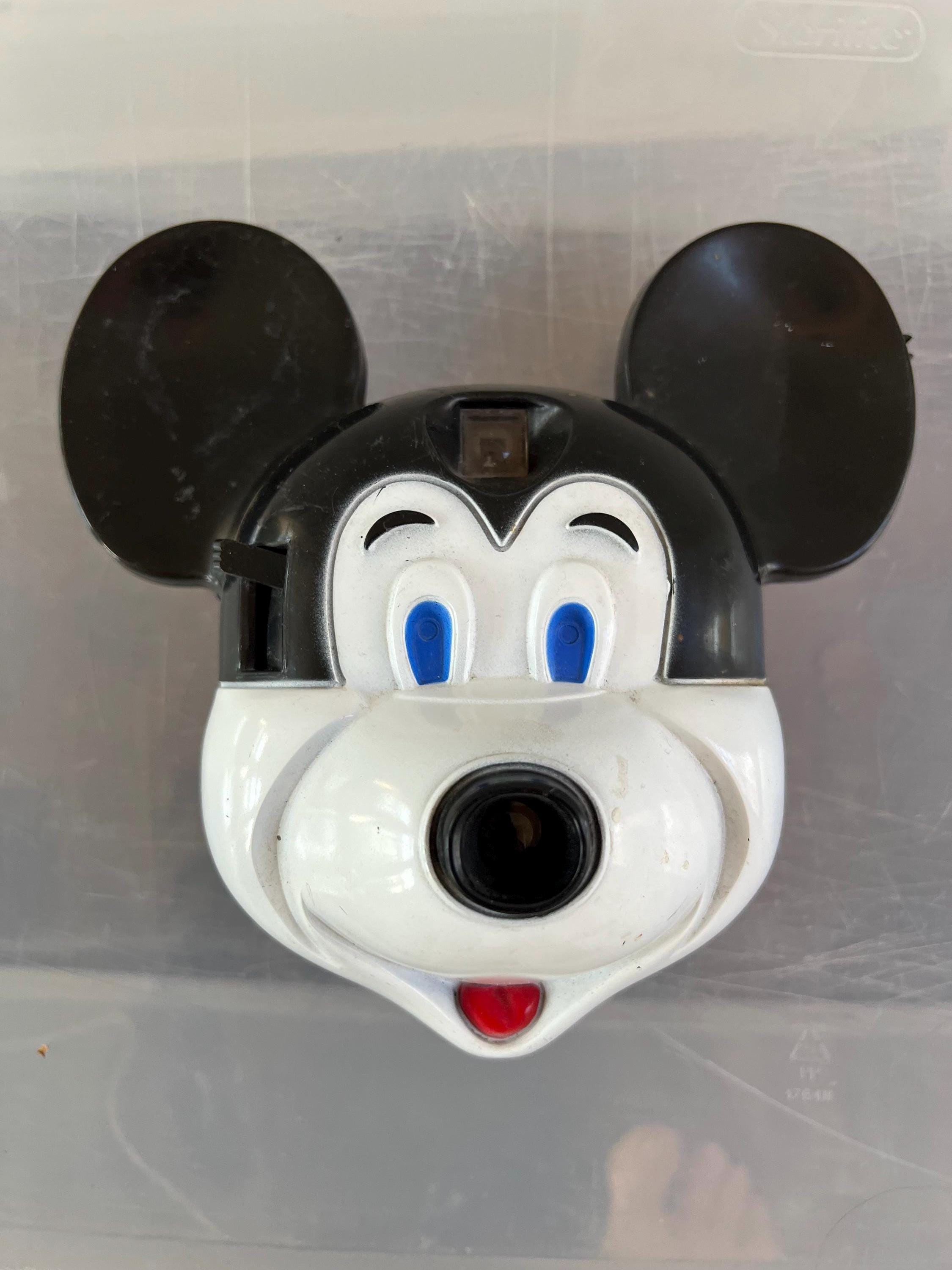 Walt Disney Mickey Mouse Mick-a-matic Black & White Plastic Camera