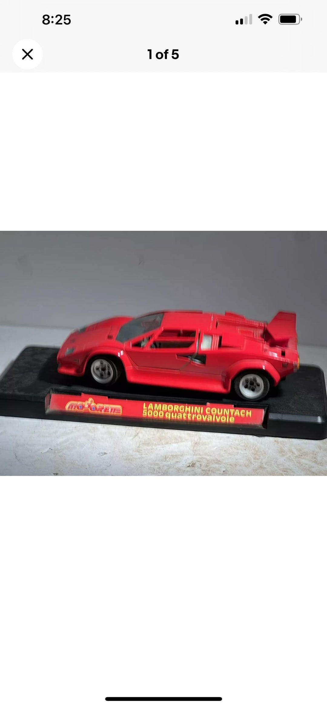 Majorette Lamborghini Countach 1982 Italia