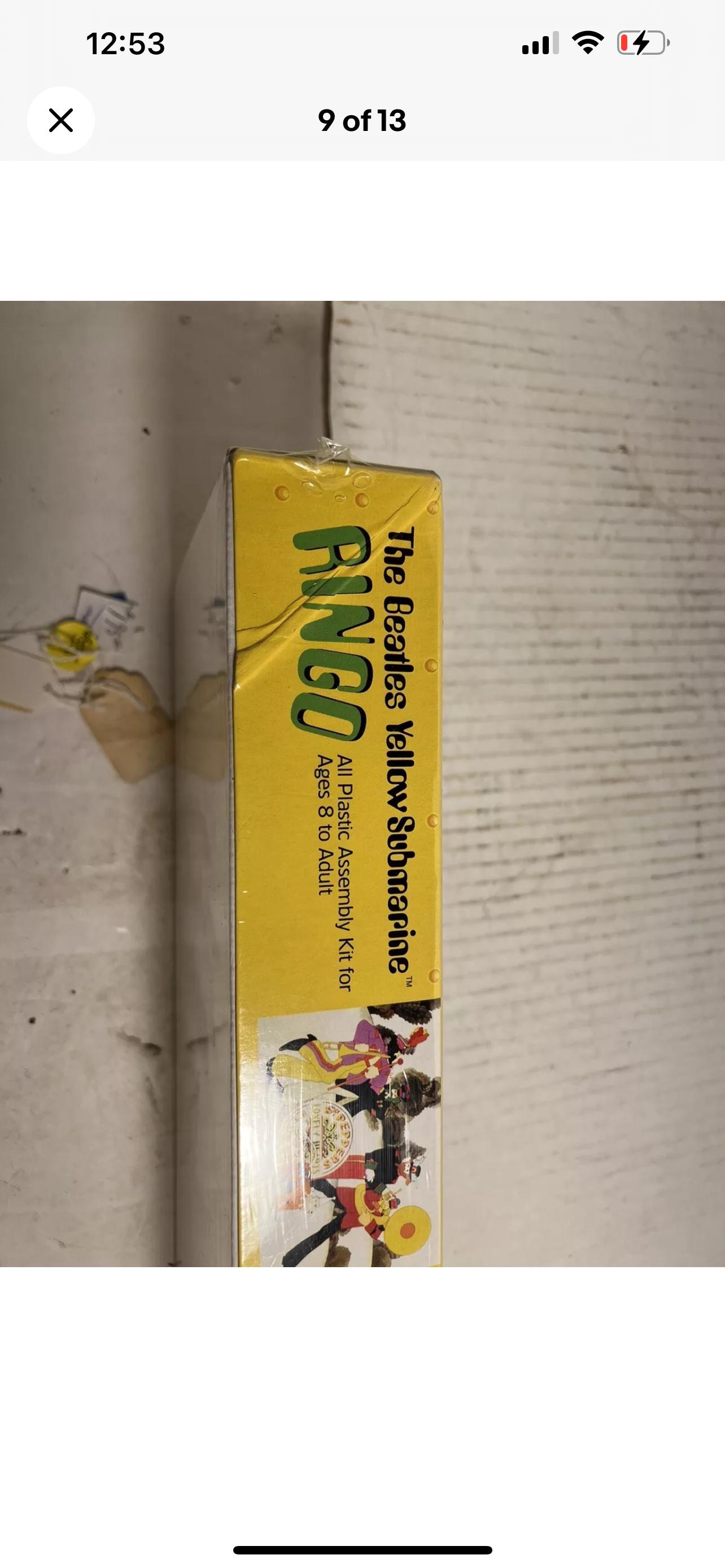 The Beatles Yellow Submarine, RINGO Model 1999 Kit is Sealed and