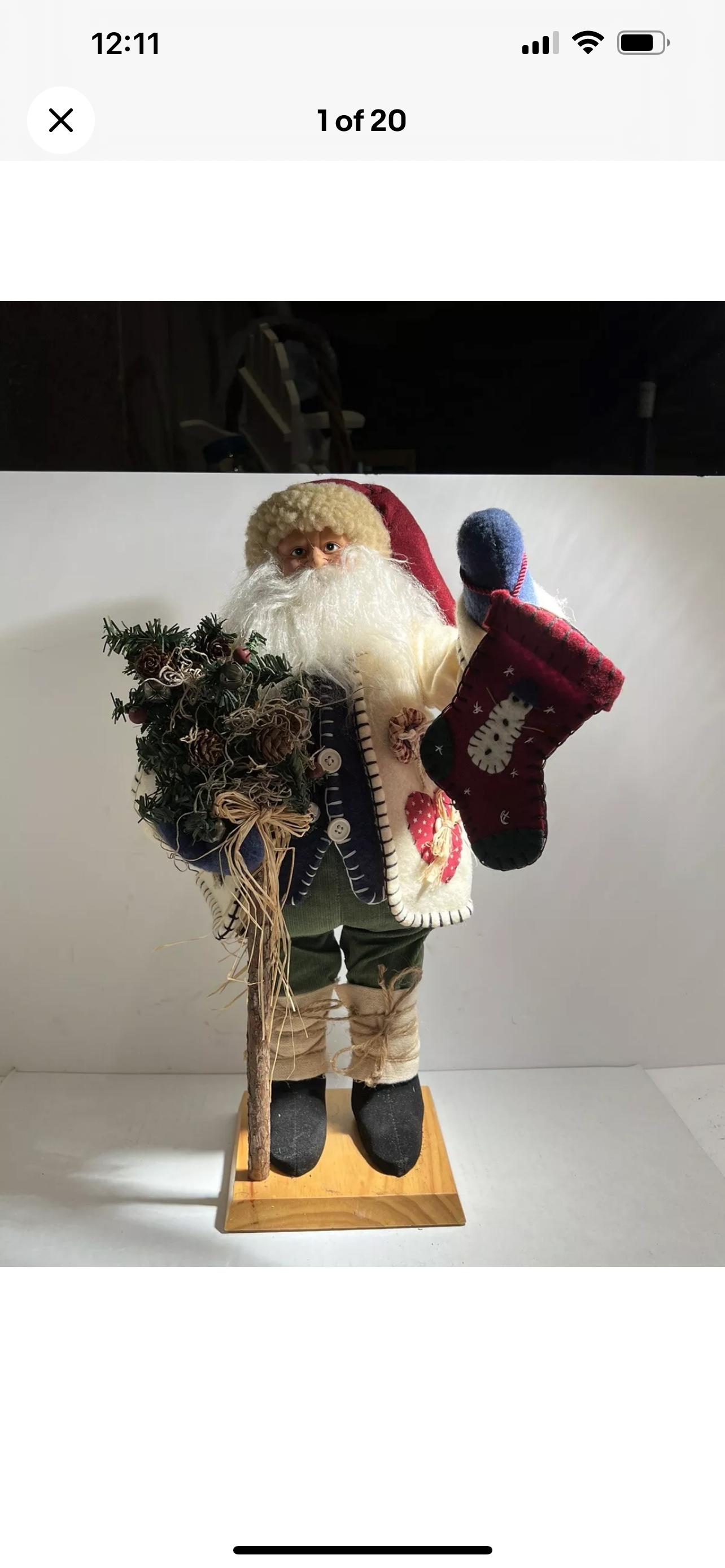 Swarovski christmas santa - Etsy 日本