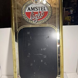 Amstel Light Bier Bar Mirror/chalkboard, Menu Board
