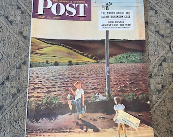 Samstag Abend Post Magazin Mai 13 1950 Illustration Cover von John Falter