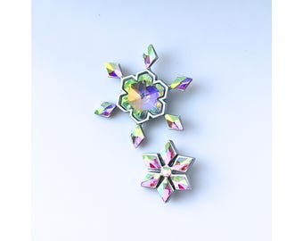 Park-Inspired Snowflake Hair Clips | Snow Queen Braid Accessories | Elsa inspired