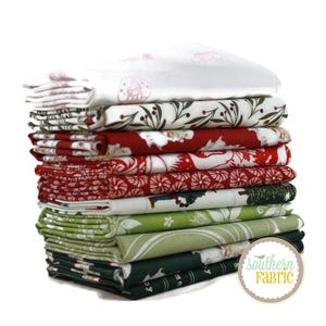 Christmas - Fat Quarter Bundle (10 pcs) by Mixed Designers for Southern Fabric