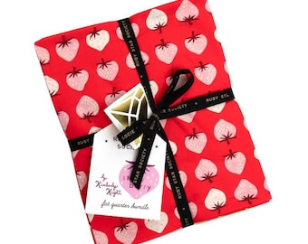 Strawberry - Fat Quarter Bundle (20 pcs) by Kimberly Kight for Ruby Star Society
