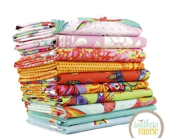 Tula Pink - Fat Quarter Bundle (10 pcs) by Tula Pink for Free Spirit