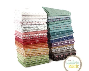 Bee Dots - Fat Eighth-bundel (Lori Holt - Riley Blake) 48 stuks