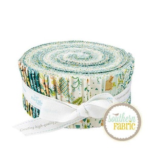 Liberty Tree of Life Canopy Greens - Jelly Roll (40 pcs) by Liberty Fabrics for Riley Blake