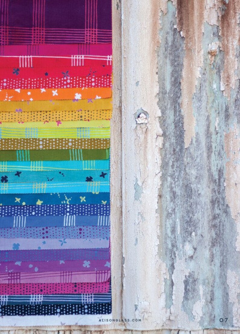 Half Yard Bundle Chroma 24-18x44 Cuts by Allison Glass for Andover Quilt Fabric