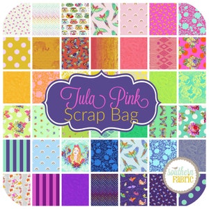 Tula Pink - Scrap Bag Quilt Fabric Strips by Tula Pink for Free Spirit