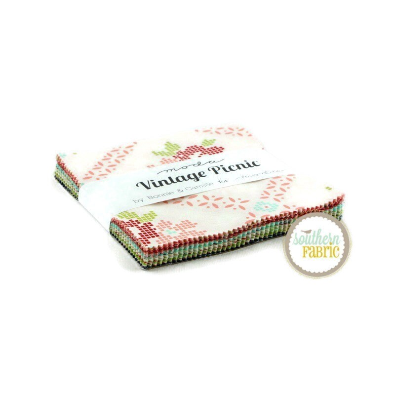 Vintage Picnic Charm Pack by Bonnie and Camille for Moda Etsy