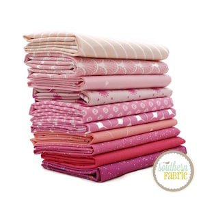 Pink - Scrap Bag (approx 2 yards) by Mixed Designers for Southern Fabric