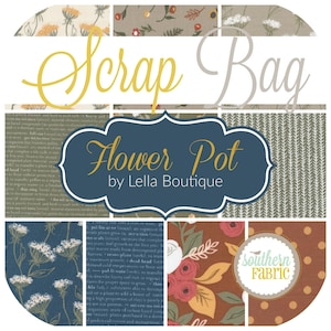 Pot de Fleurs - Sac à ferraille (environ 2 yards) par Lella Boutique pour Moda