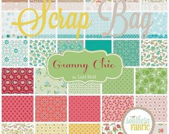 Granny Chic Scrap Bag (approx 2 yards) by Lori Holt for Riley Blake