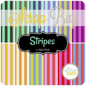 Stripes - Scrap Bag Quilt Fabric Strips by Tula Pink for Free Spirit