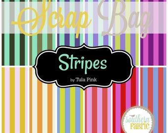 Stripes - Scrap Bag Quilt Fabric Strips by Tula Pink for Free Spirit