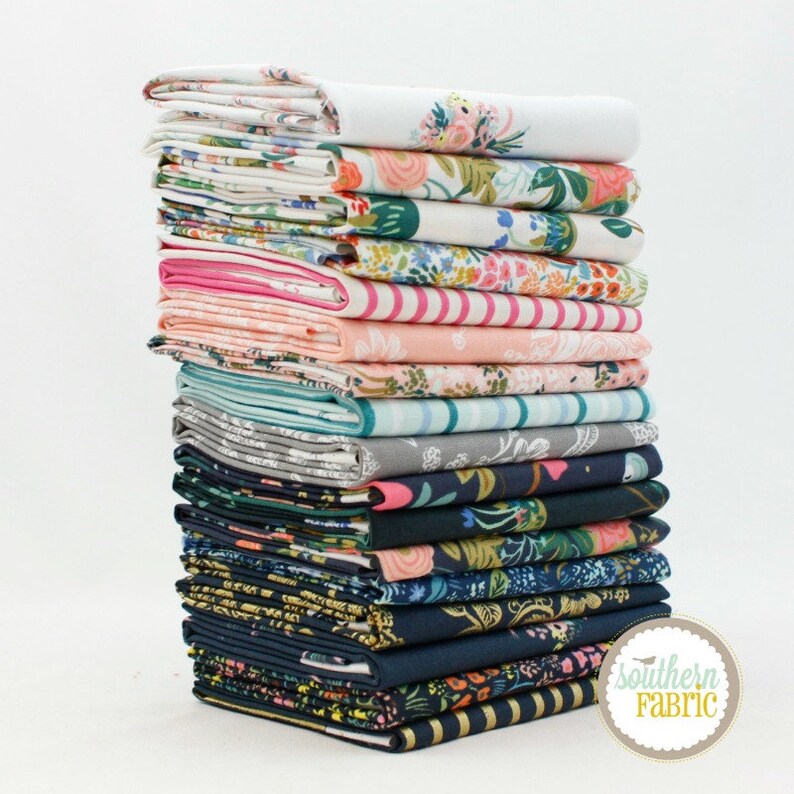 Engligh Garden Scrap Bag Quilt Fabric Strips by Rifle Paper Etsy