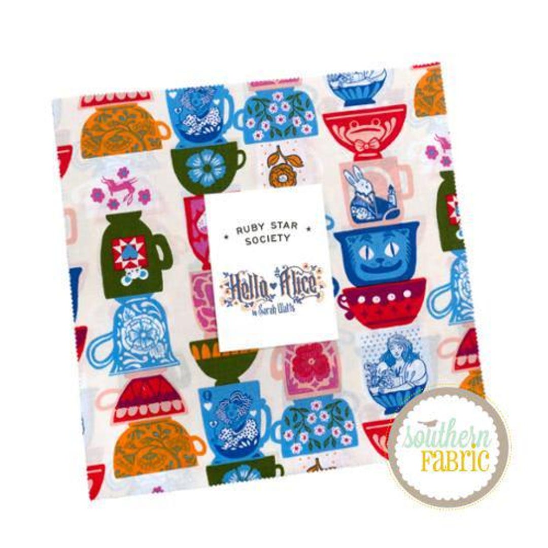 Hello Alice - Layer Cake (42 Pcs) by Sarah Watts for Ruby Star
