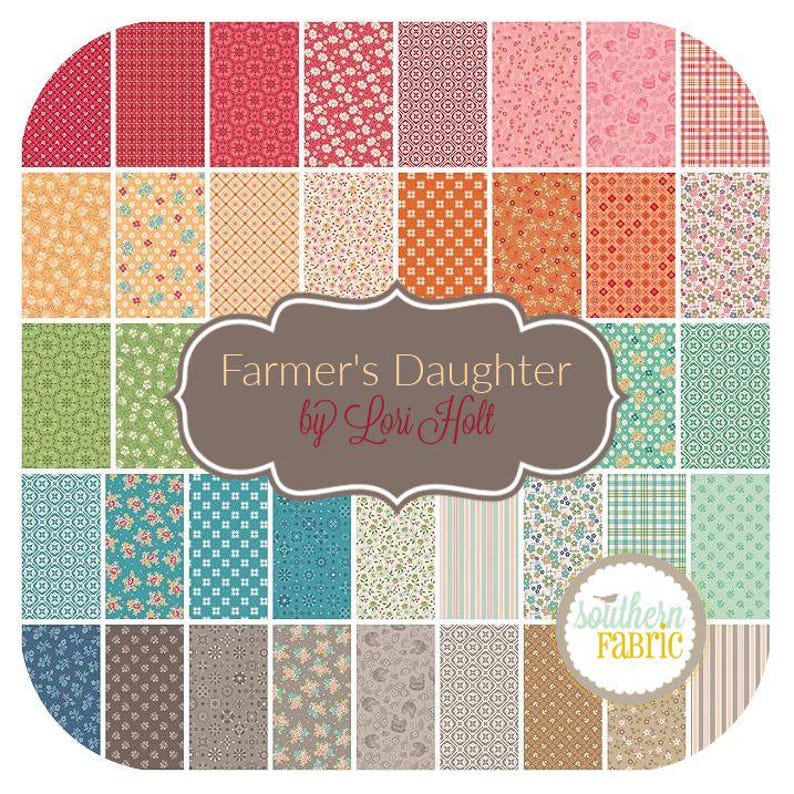 Farmer's Daughter - Fat Quarter Bundle (54 Pcs) by Lori Holt for Riley ...