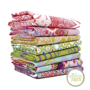 Parisville Deja Vu - Fat Quarter Bundle (8 pcs) by Tula Pink for Free Spirit