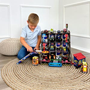 Toy Car Garage Parking for Kids Car Garage Children Custom Ramp Toy Gift for Nephew Kids Toys for 3 Years Race Car Ramps Home Games