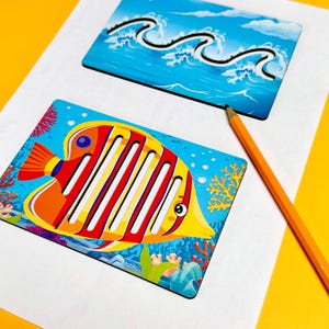 Wooden Stencil Set Home Education Stencil Templates Easy Drawing Help Creative Play Set Kids Drawing Tools Children Art Gift for Daughter