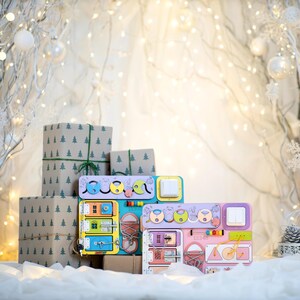 Jouets Montessori, jeux de société, éducation, enfants, planche occupée, jouets, décoration de chambre d'enfants, cadeau d'anniversaire unique, planche occupée pour enfants, jouets pour tout-petits
