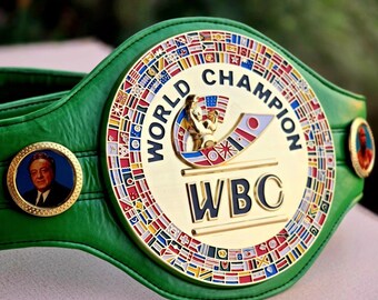 WBCチャンピオンシップレプリカベルト、プレミアムボクシングベルト6MM