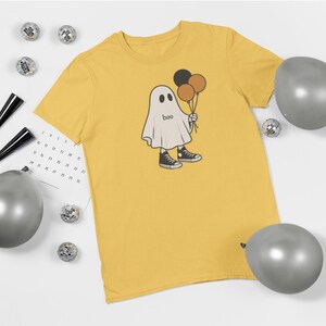 Boo Ghost Halloween T-Shirt, Fall Cozy Tee, Toddler Apparel, Cute Kids Clothes, Autumn Bella Canvas Shirt for Boys and Girls