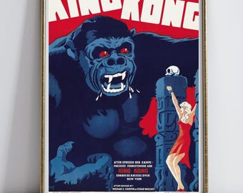 キングコング 1976 イタリア版 ドゥエ・フォッリ ポスター - Etsy 日本