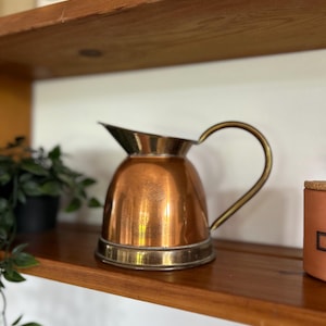 Vintage Copper and Brass Jug
