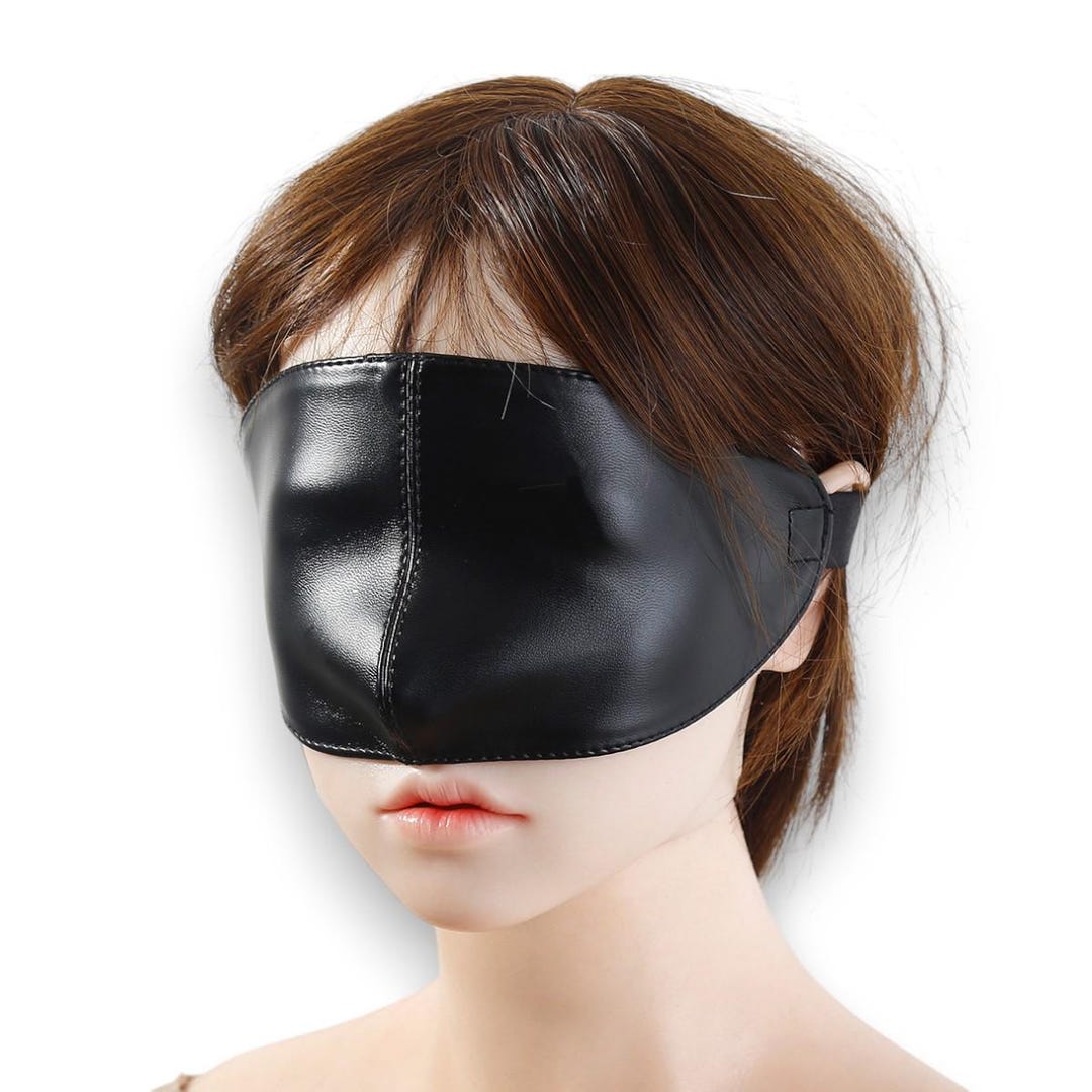 Extasis Mask Mysterious Black Fetish Mask – Sexy BDSM Face Cover, Erotic Sexy ...