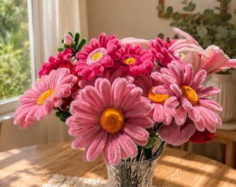 Choose your own Pipe Cleaner Flowers| Create your own bouquet| Handmade Pipe Cleaner Flowers