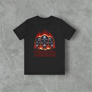 Skull T-Shirt　Skull Flame T-Shirt　Gothic Horror Shirt　Dark Aesthetic Shirt 　Streetwear Shirt　Alternative Fashion　Grunge Fashion