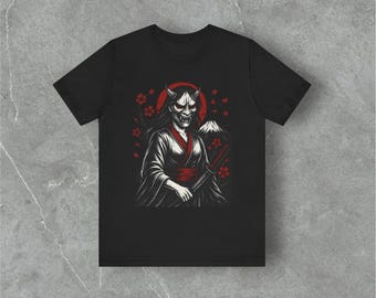 Hannya Oni Samurai T-Shirt, Japanese Gothic Horror