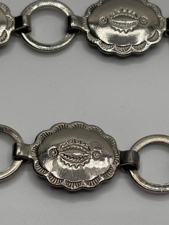 VTG Stamped Metal Belly Chain/belt (34 display picture 1