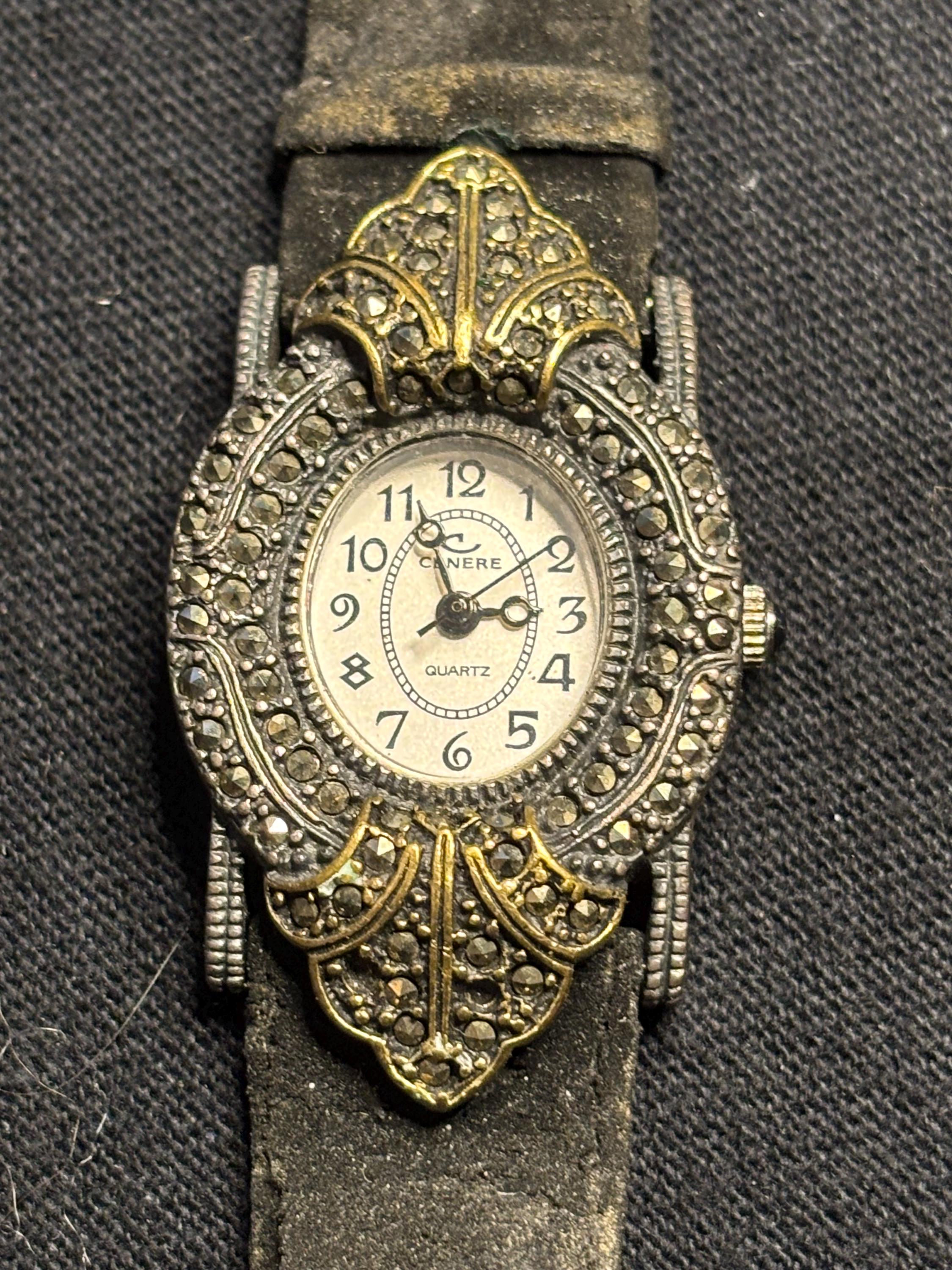 Vintage Cenere Marcasite Watch Cenere Watch - Etsy main image 3